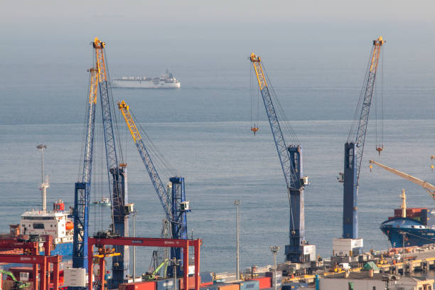 istock Container ship in import export and business logistic, International transportation, Business logistics concept 1346542663
