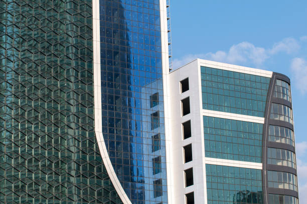 istock The rise and reflections of modern buildings 1346546929