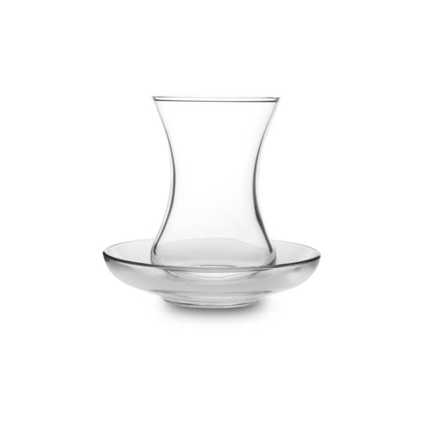 istock turkish tea glass on white background 1346548817