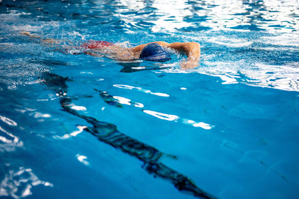 istock Man swimmer swimming crawl 1346549051