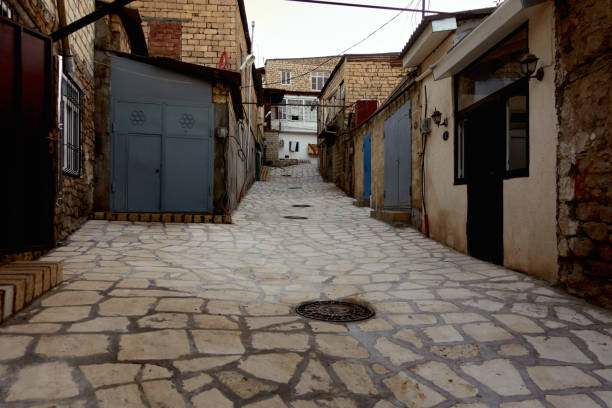 Streets in the old town of Derbent.