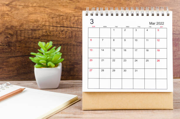 istock March 2022 desk calendar 1346553788