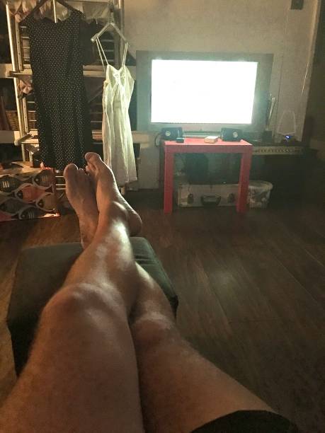 istock Relaxing in front of the TV. 1346554885