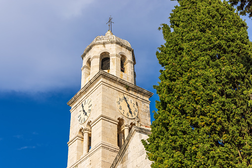 Beautiful Building With Bell Tower In Mdina, Malta