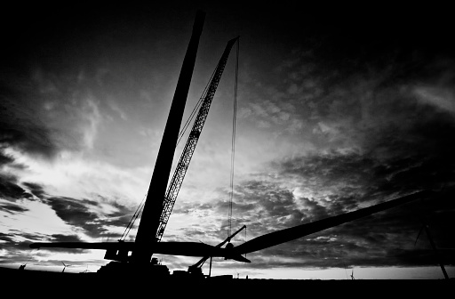 Wind Turbine Installation - Rotor Up