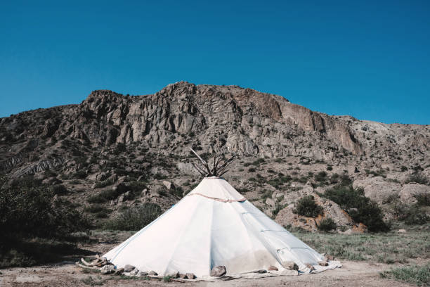 istock Big wigwam in the mountains 1346572085