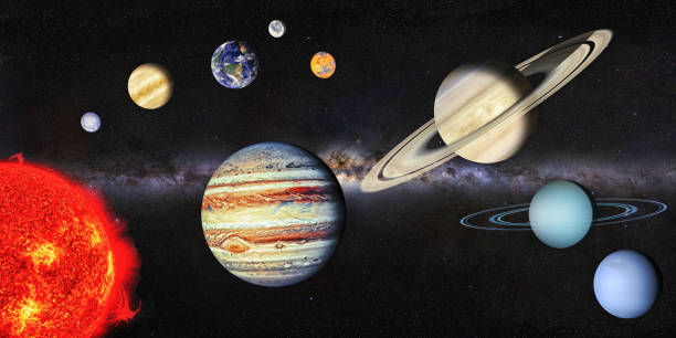istock Artist view of the Solar System 1346573620