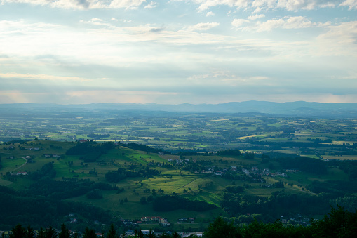 Summer landscape in Lower Austria