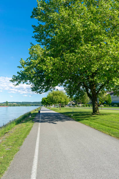 istock On the quay of the river Danube in Austria 1346574627