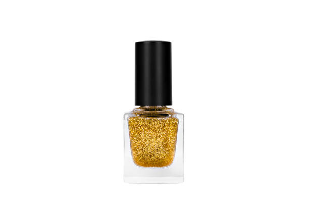 istock glitter nail polish gold color isolate 1346580827