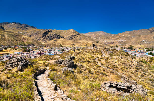 istock Pre-Incan ruins at Chivay in Peru 1346592652