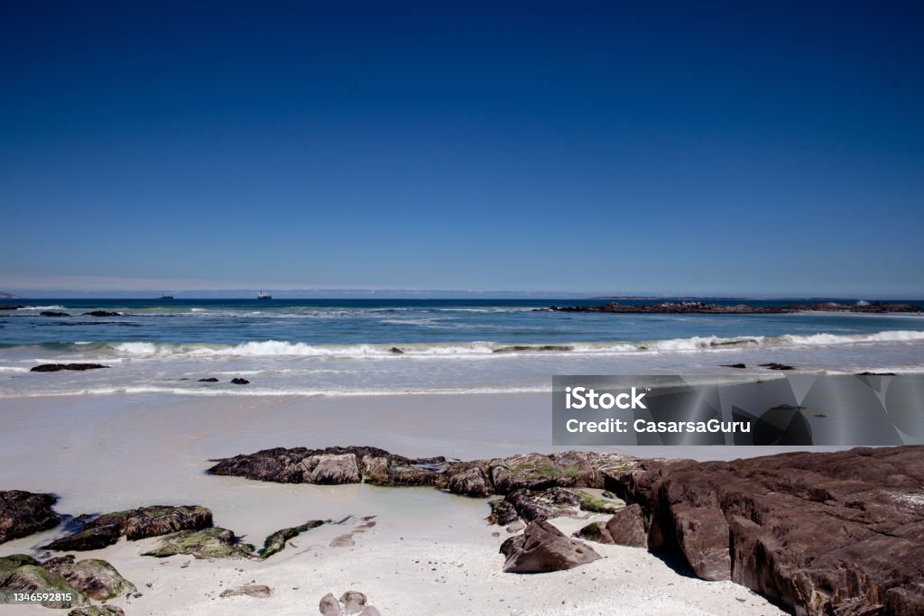 Sandy beach in Western Cape - South Africa Beach Stock Photo