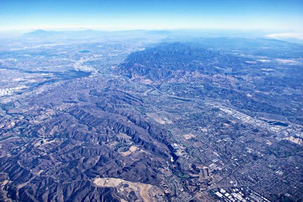 istock Scenic view out of an airplane 1346594342