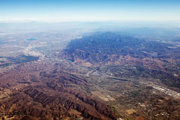 istock Scenic view out of an airplane 1346594569