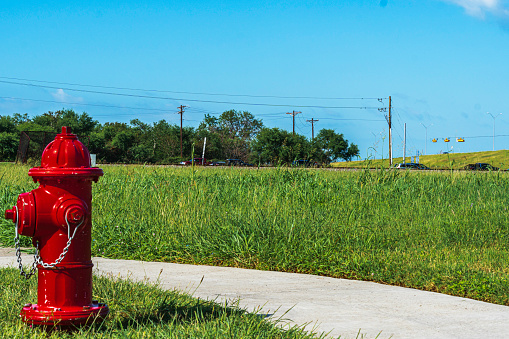 Fire Hydrant near the Country Road
