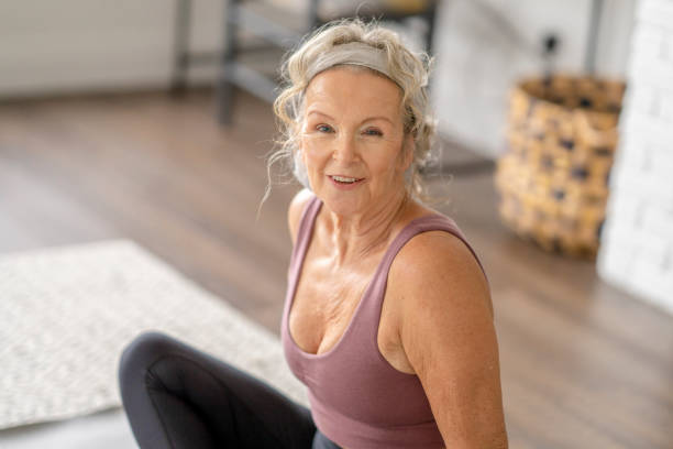 istock Senior Woman Working out Portrait 1346600318