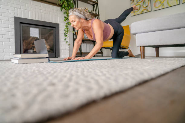 istock Senior Woman Holding a Stretch 1346600330