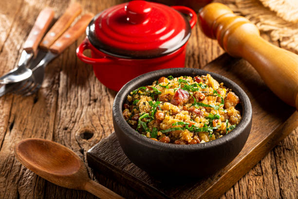 istock Tropeiro beans, typical Brazilian food. 1346613092