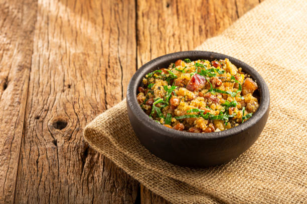 istock Tropeiro beans, typical Brazilian food. 1346613104