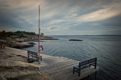 Place for a bath in the sea. Gothenburg archipelago.