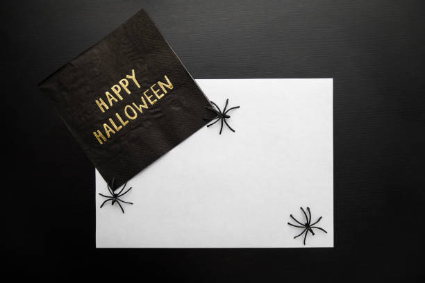 istock Top view a Napkin written 