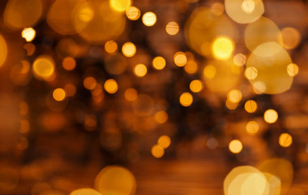 Vintage crystal background texture. Abstract Xmas lights with bokeh.