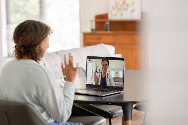 istock Saying Hello During a Telehealth Call 1346651711