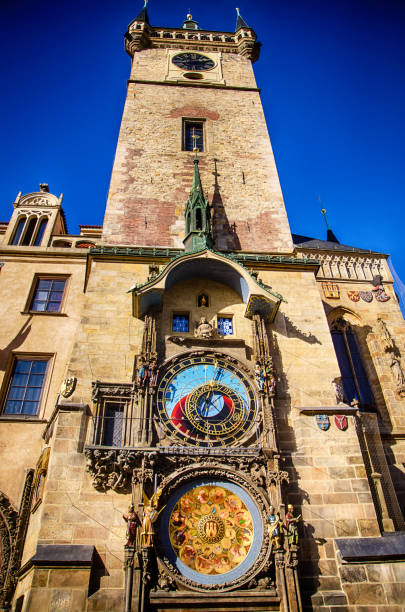 Tower With Astronomical Clock - Orloj In Prague, Czech Republic