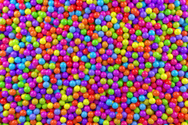 Colorful balls stock photo