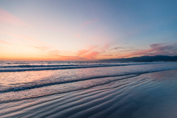 istock Beautiful Southern California coastline at sunset 1346672401