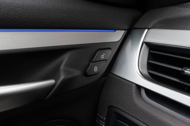 istock Car Power Door Lock Buttons 1346681611