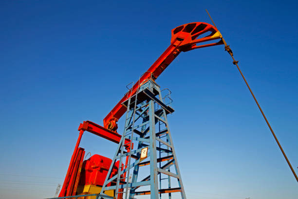 istock Oil pump, oil industry equipment 1346683700