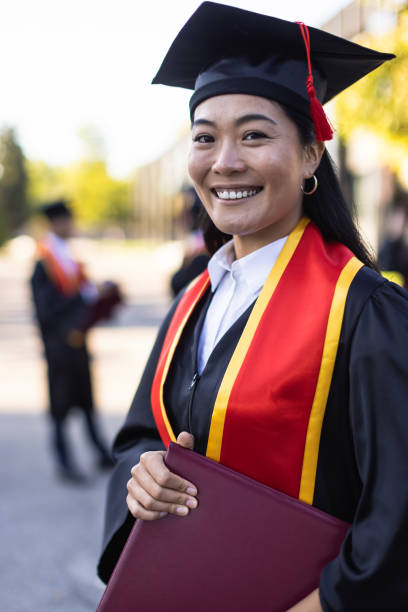 istock Proud female University student graduate 1346684163