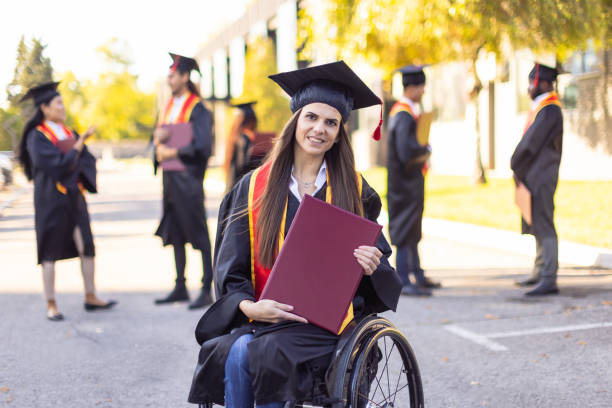 istock Proud female University student graduate 1346684196