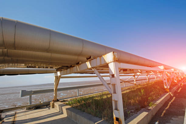 istock Oil pipes and valves 1346685595
