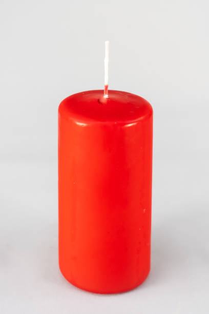 istock Big color Candle isolated on white background 1346692721