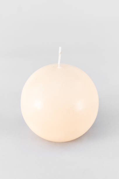 Big color Candle isolated on white background