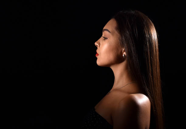 istock beautiful young woman with bare shoulders 1346696465