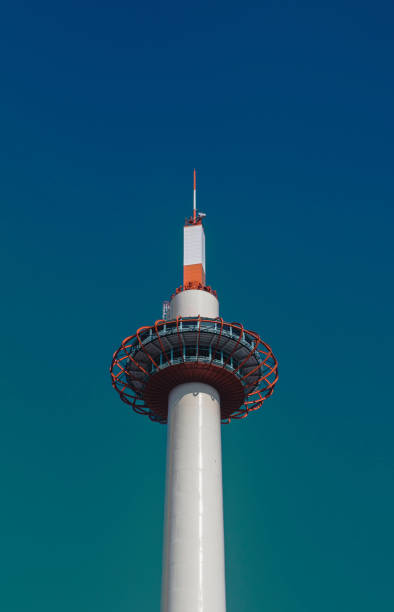 istock kyoto tower with blue sky, colorful background 1346700693