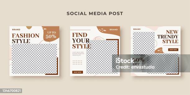 Free Style Post Find Your Style Social Media Post Template Stock Illustration ...