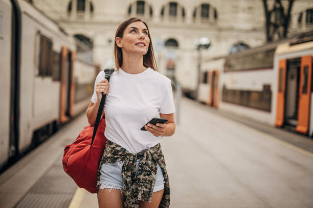istock Woman going traveling 1346704730