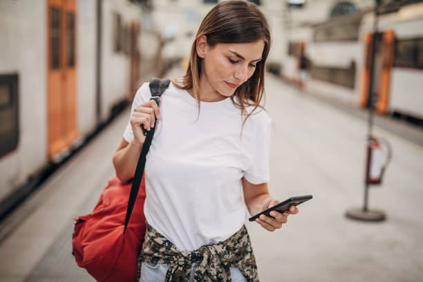istock Woman going traveling 1346704789