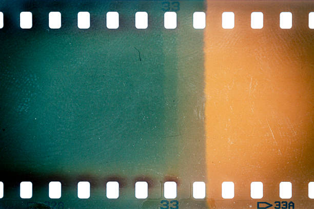 istock Dusty and grungy 35mm film texture or surface 1346718103