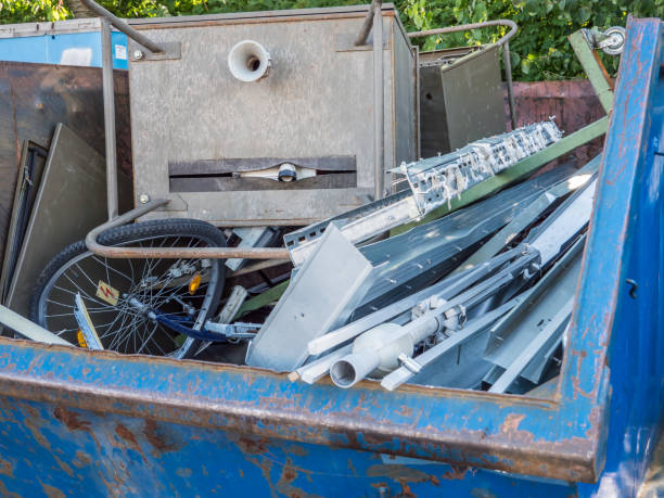 istock Containers with scrap at the recycling yard 1346719287