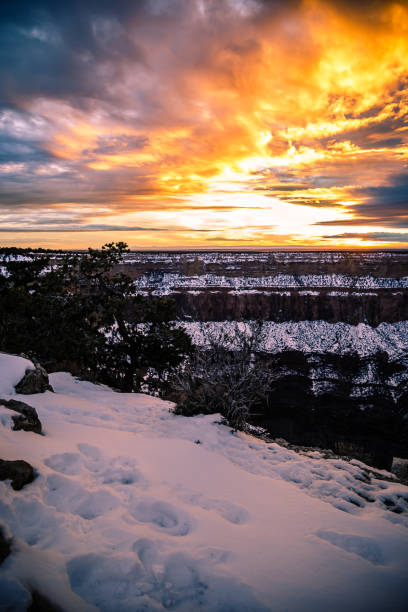 istock Dramatic colored sunset over Grand Canyon 1346730318