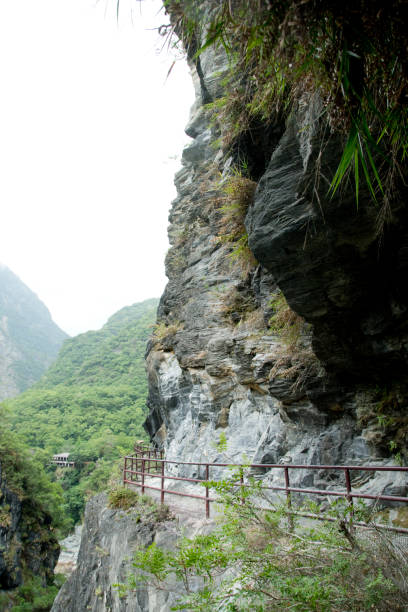 istock Steep rocks along river at Taroko National Park, Taiwan 1346731720
