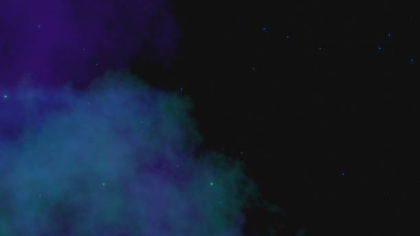 istock Night starry sky, a beautiful space with a nebula. Abstract background with stars, space. 1346733843
