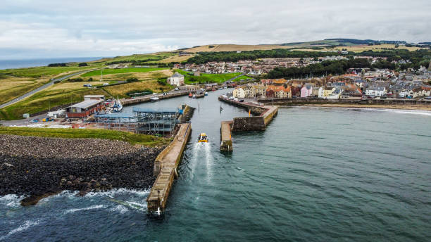 istock Boat arrives at Eyemouth 1346733958