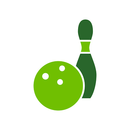 Illustration Vector graphic of Bowling icon template