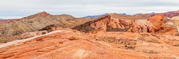 istock Red and white sandstone formations in the Valley of Fire State Park 1346738429